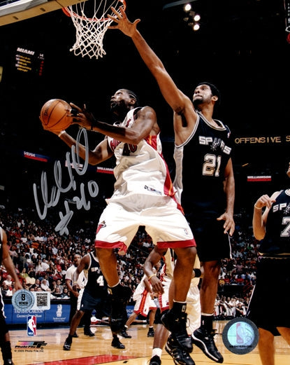 Autographed Udonis Haslem Miami Heat 8x10 Photo - Beckett-Powers Sports Memorabilia