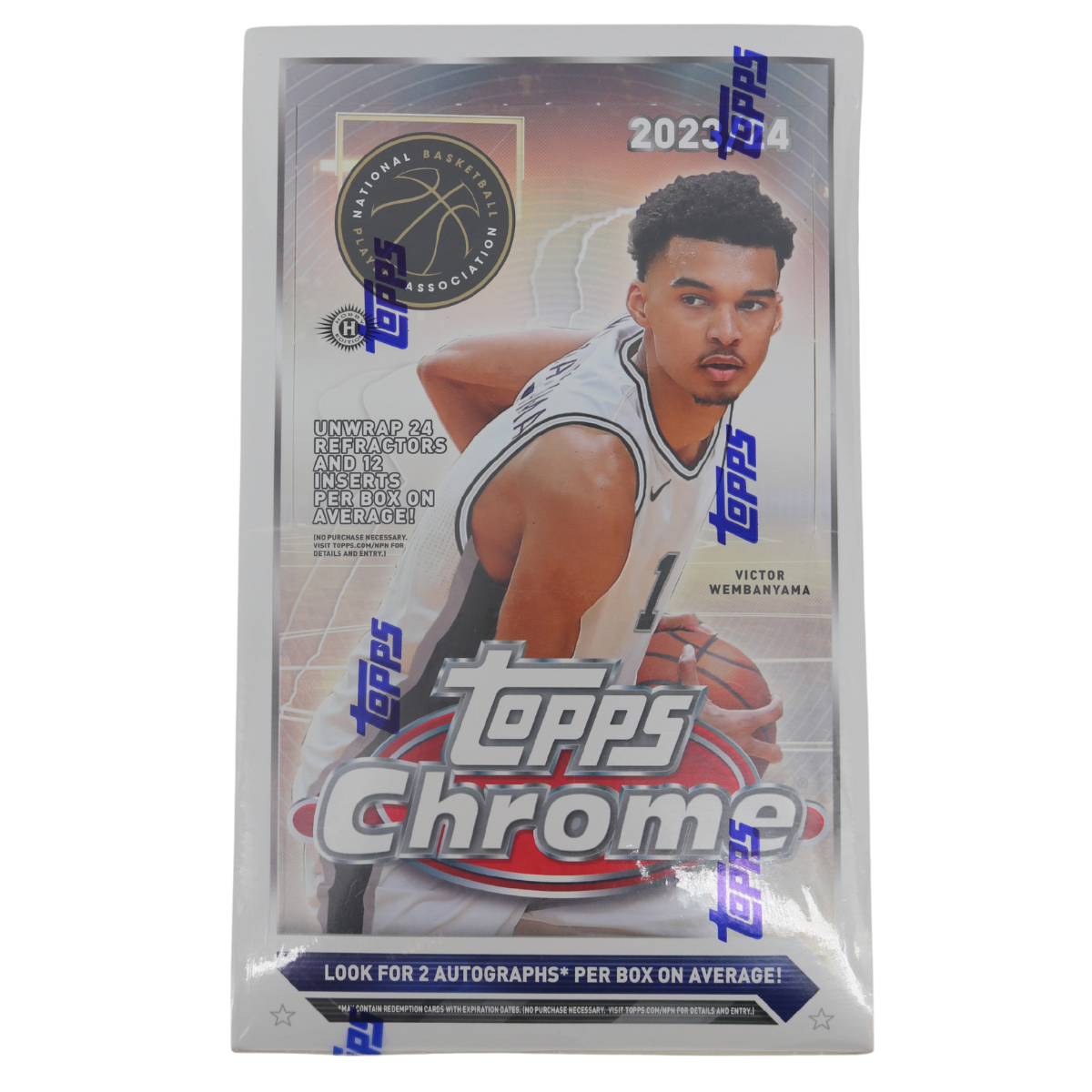 2023-2024 Topps Chrome Basketball Hobby Box-Powers Sports Memorabilia