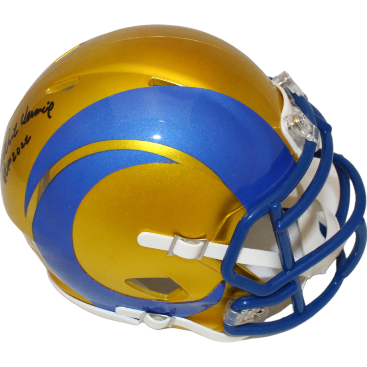 Dick Vermeil St. Louis Rams Signed Mini Helmet - Saint Louis Rams HOF Beckett Beckett-Powers Sports Memorabilia