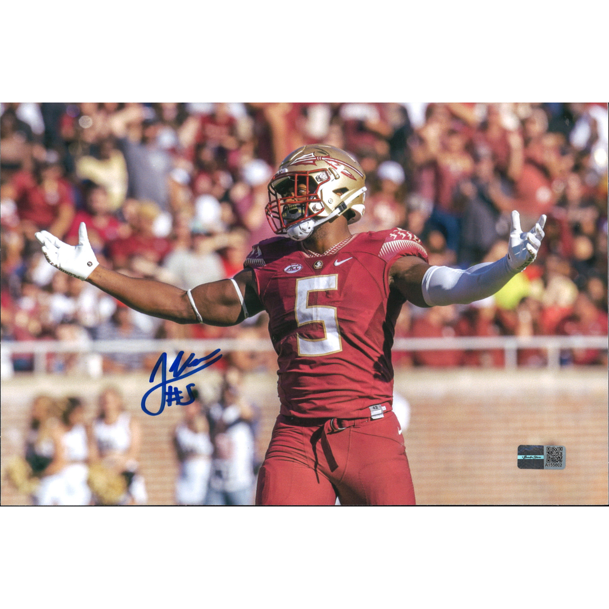 Jared Verse Florida State Signed 6x10 Photo