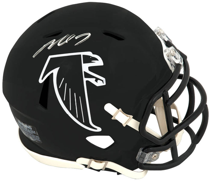 Michael Vick Autographed Atlanta Falcons T/B (90-02 Style) Riddell Speed Mini Helmet-Powers Sports Memorabilia