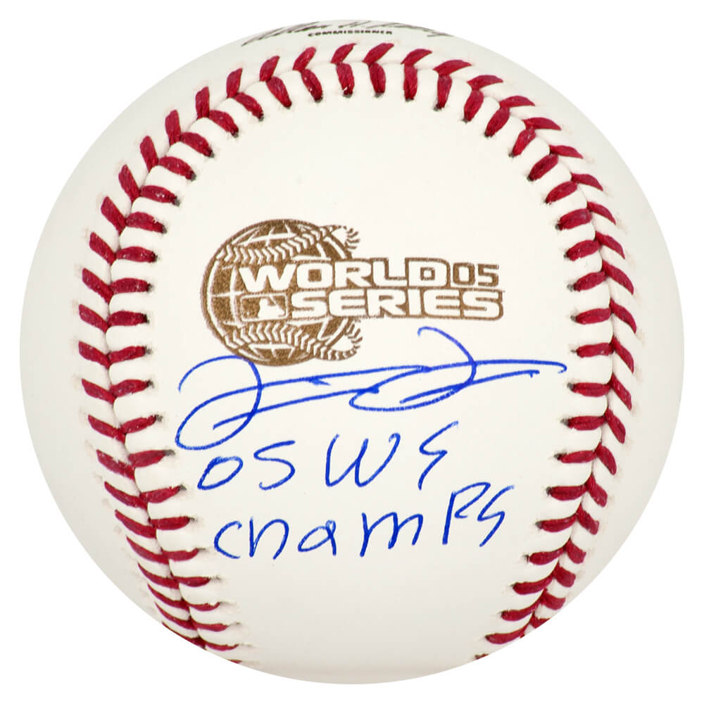 Luis Vizcaino Autographed Rawlings 2005 World Series (Chicago White Sox) Baseball with 05 WS Champs-Powers Sports Memorabilia