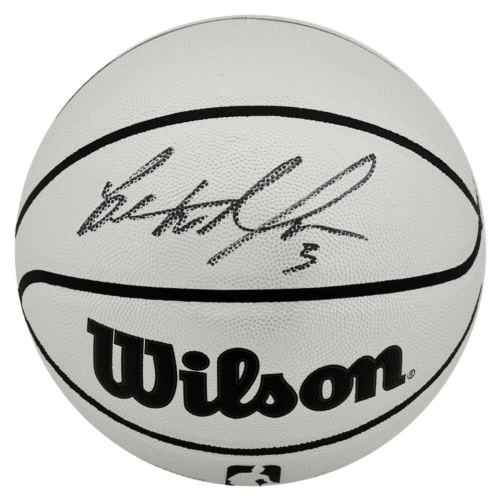Ben Wallace Autographed Wilson Platinum Full Size NBA Basketball-Powers Sports Memorabilia