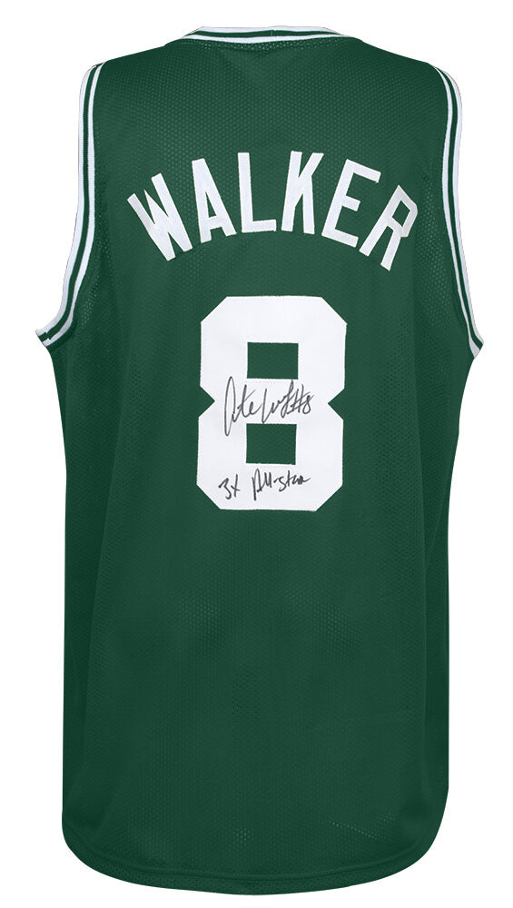 Antoine Walker Autographed Green Custom Basketball Jersey w/ 3x All Star-Powers Sports Memorabilia