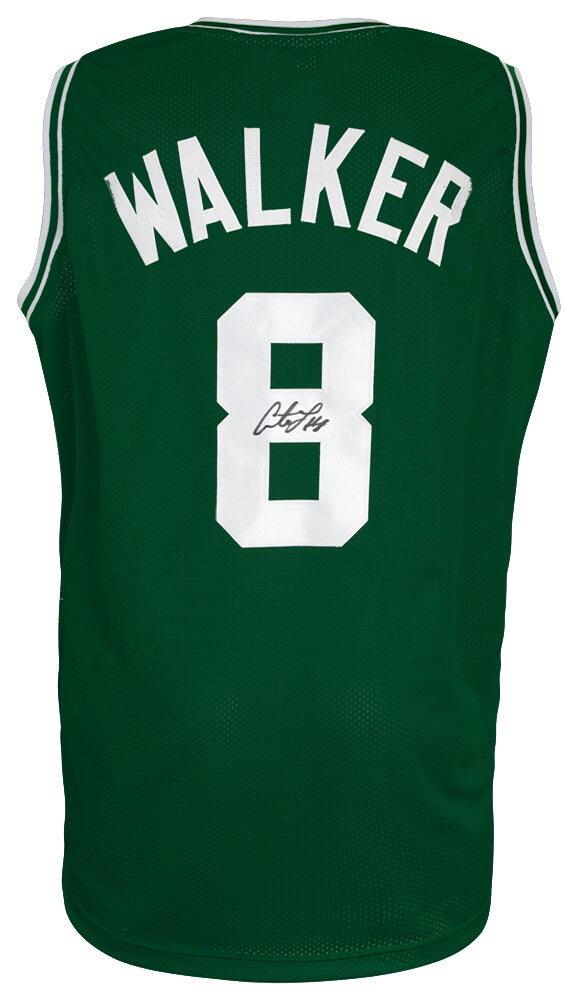 Antoine Walker Autographed Green Custom Jersey-Powers Sports Memorabilia
