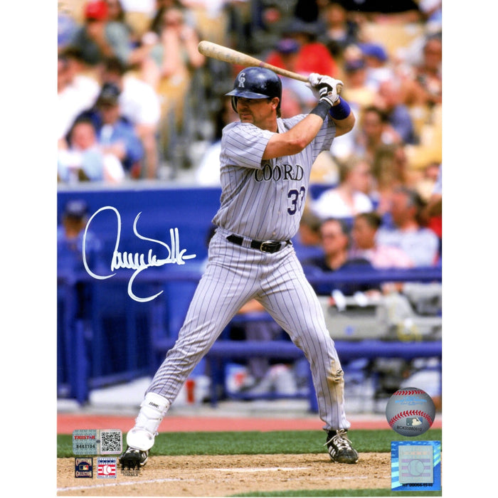 Larry Walker Signed Colorado Rockies 8x10 Photo – Tristar Authenticated-Powers Sports Memorabilia