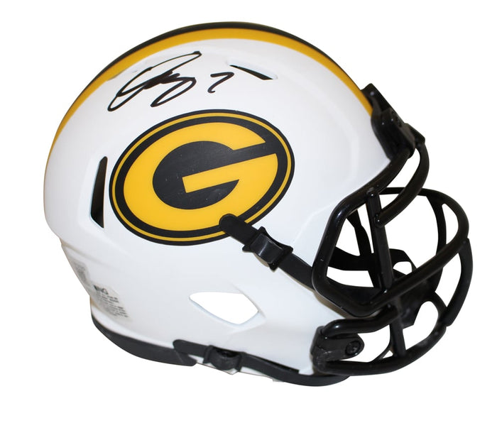 Quay Walker Signed Green Bay Packers Lunar Mini Helmet – Beckett Authenticated-Powers Sports Memorabilia