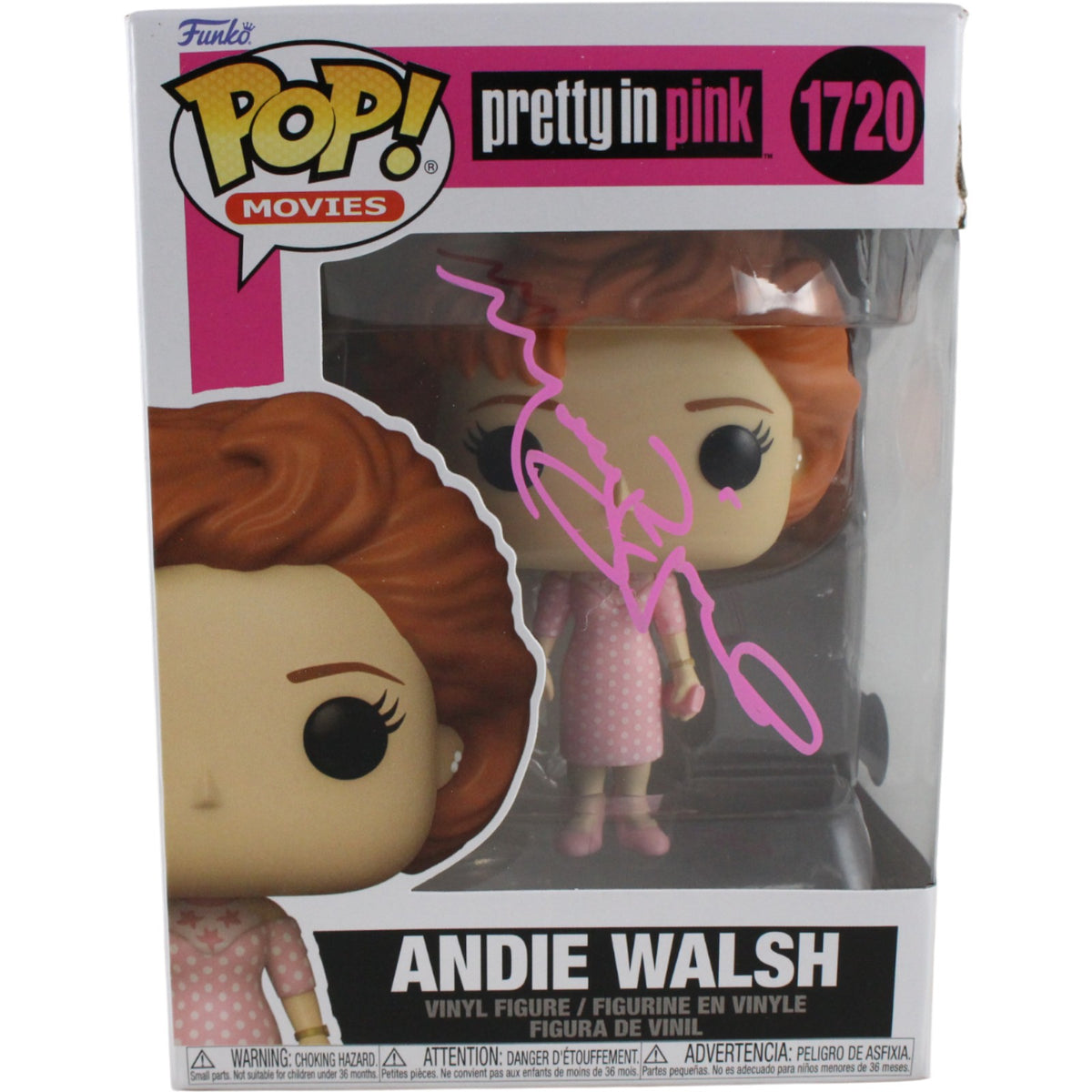 Molly Ringwald Pretty in Pink Signed Funko Pop - Funko Pop! #1720 Andie Beckett Beckett-Powers Sports Memorabilia
