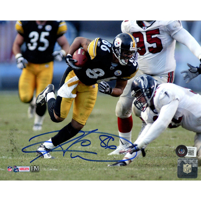 Hines Ward Hand-Signed Pittsburgh Steelers 8x10 Photo – Beckett Authenticated-Powers Sports Memorabilia