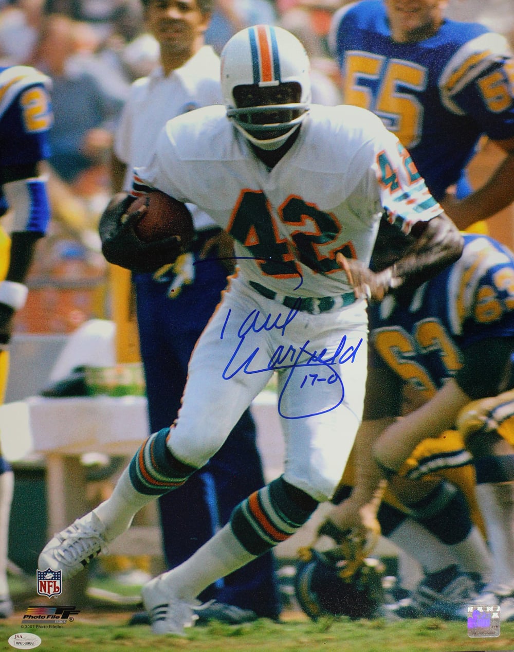 Paul Warfield Miami Dolphins Signed 16x20 Photo - JSA JSA-Powers Sports Memorabilia