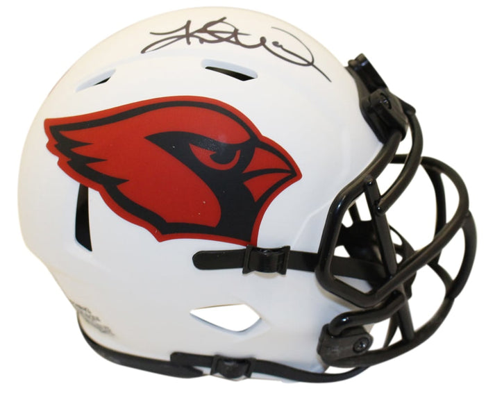 Kurt Warner Signed Arizona Cardinals Lunar Mini Helmet – Beckett Authenticated-Powers Sports Memorabilia