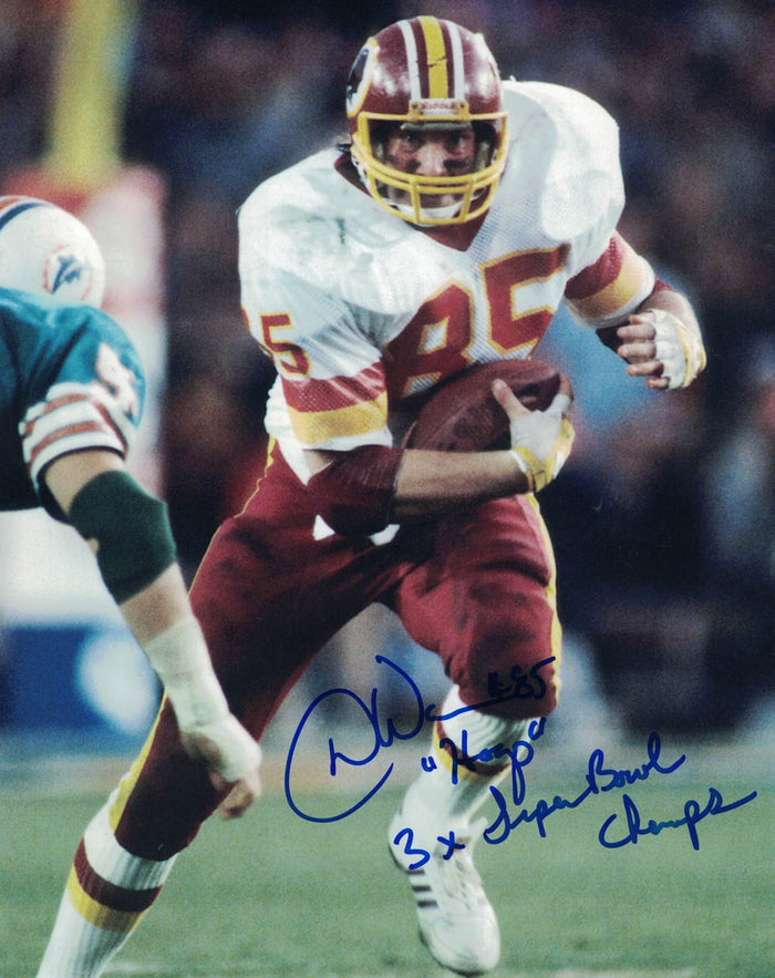 Donnie Warren Signed Washington Redskins 8x10 Photo 2 Insc-Powers Sports Memorabilia