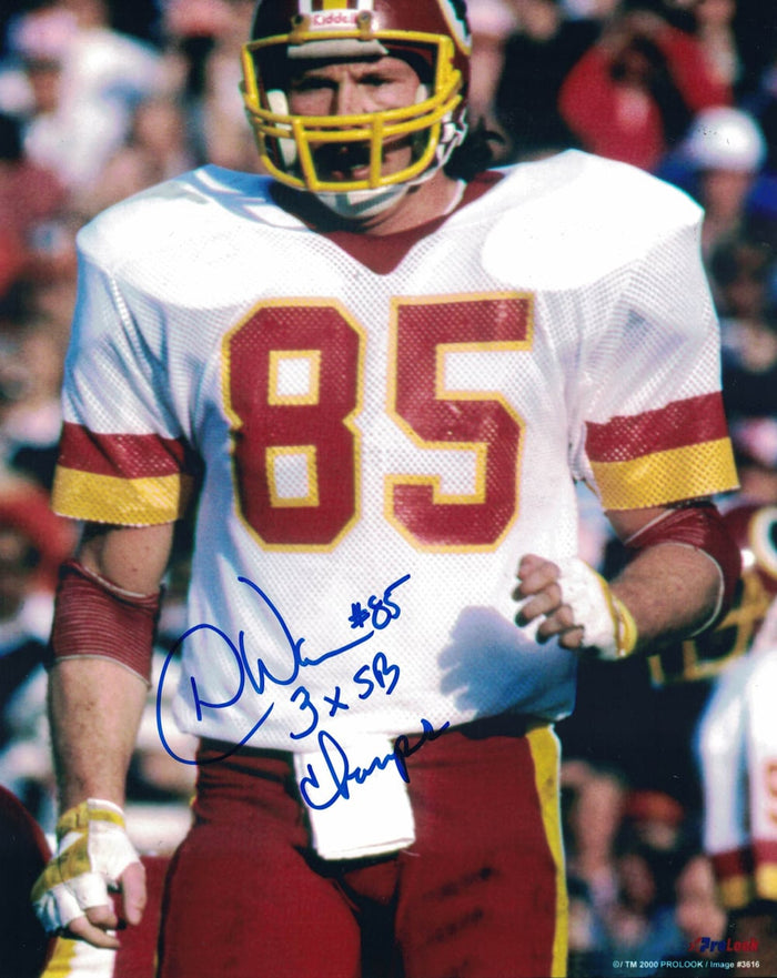 Donnie Warren Signed Washington Redskins 8x10 Photo Champs-Powers Sports Memorabilia