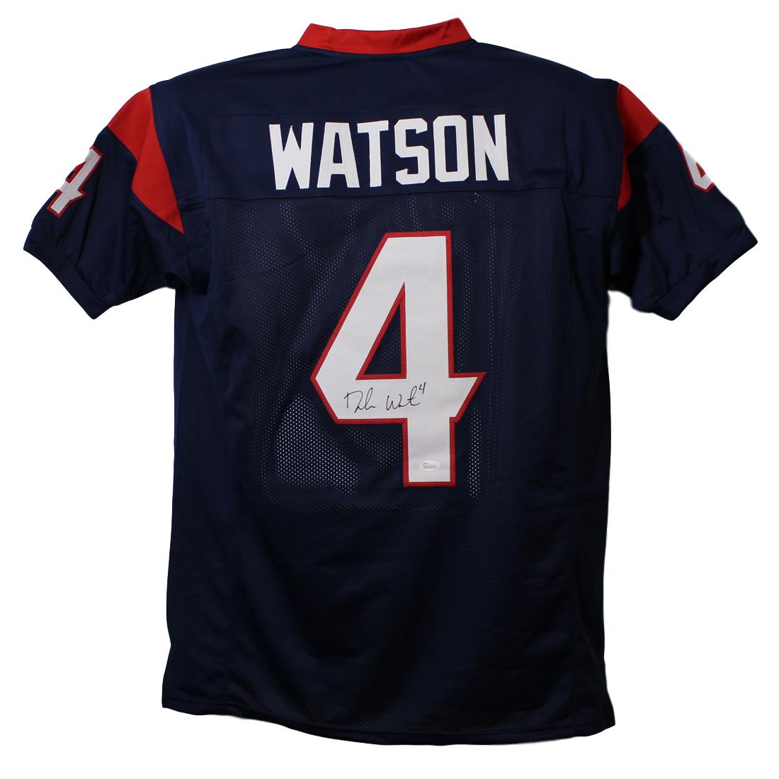 Deshaun Watson Signed Houston Texans Size XL Blue Jersey – JSA Authenticated-Powers Sports Memorabilia