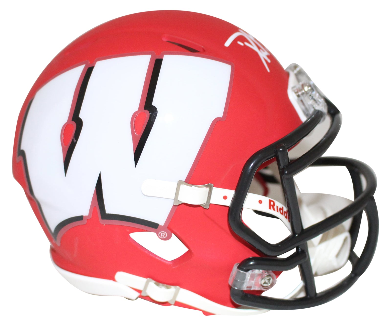 Derek Watt Signed Wisconsin Badgers AMP Mini Helmet – JSA Authenticated-Powers Sports Memorabilia