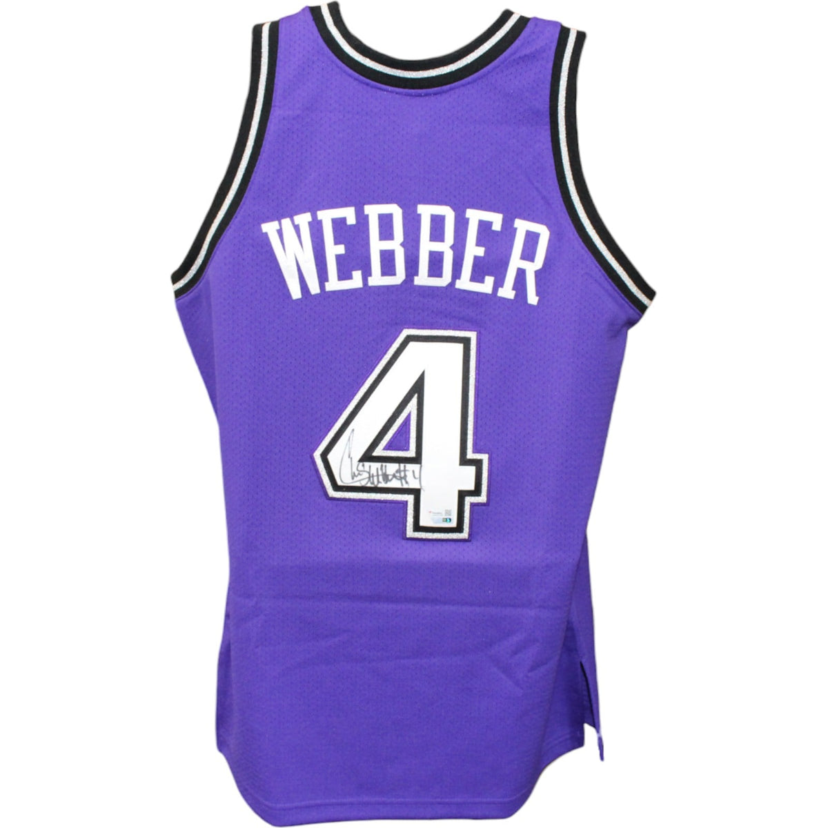 Chris Webber Signed M&N Sacramento Kings Purple Jersey – Fanatics Authenticated-Powers Sports Memorabilia