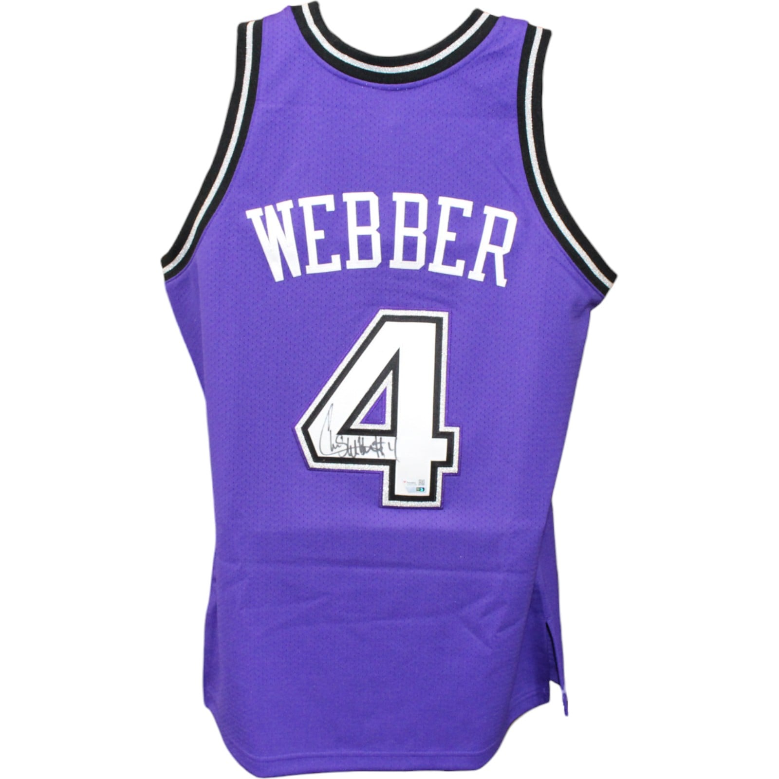Chris Webber Signed M&N Sacramento Kings Purple Jersey – Fanatics Authenticated-Powers Sports Memorabilia