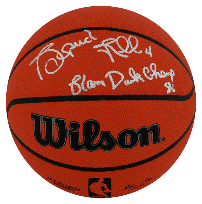 Spud Webb Autographed Wilson Indoor/Outdoor NBA Basketball with Slam Dunk Champ '86-Powers Sports Memorabilia