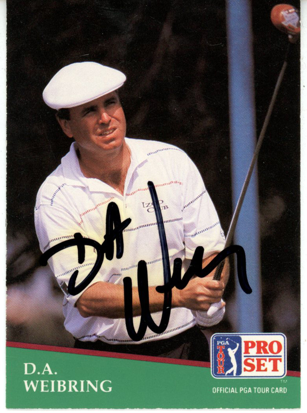 D.A. Weibring Pga Signed Card - 1991 Pro Set #121 Beckett Beckett-Powers Sports Memorabilia