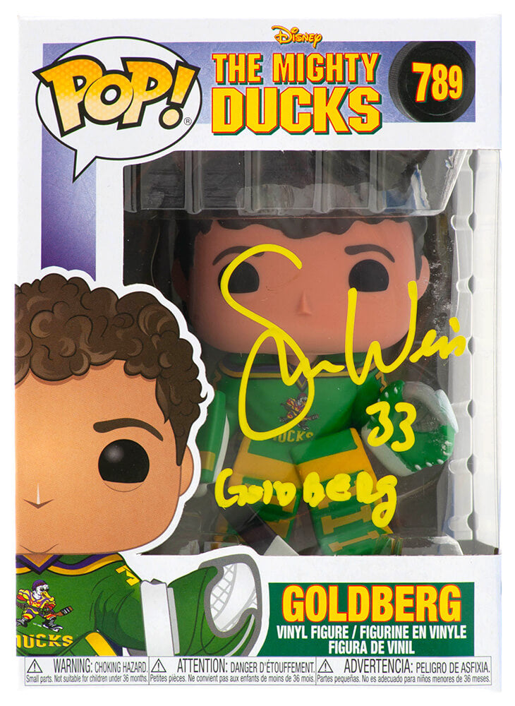 Shaun Weiss Autographed The Mighty Ducks Goldberg Funko Pop #789-Powers Sports Memorabilia