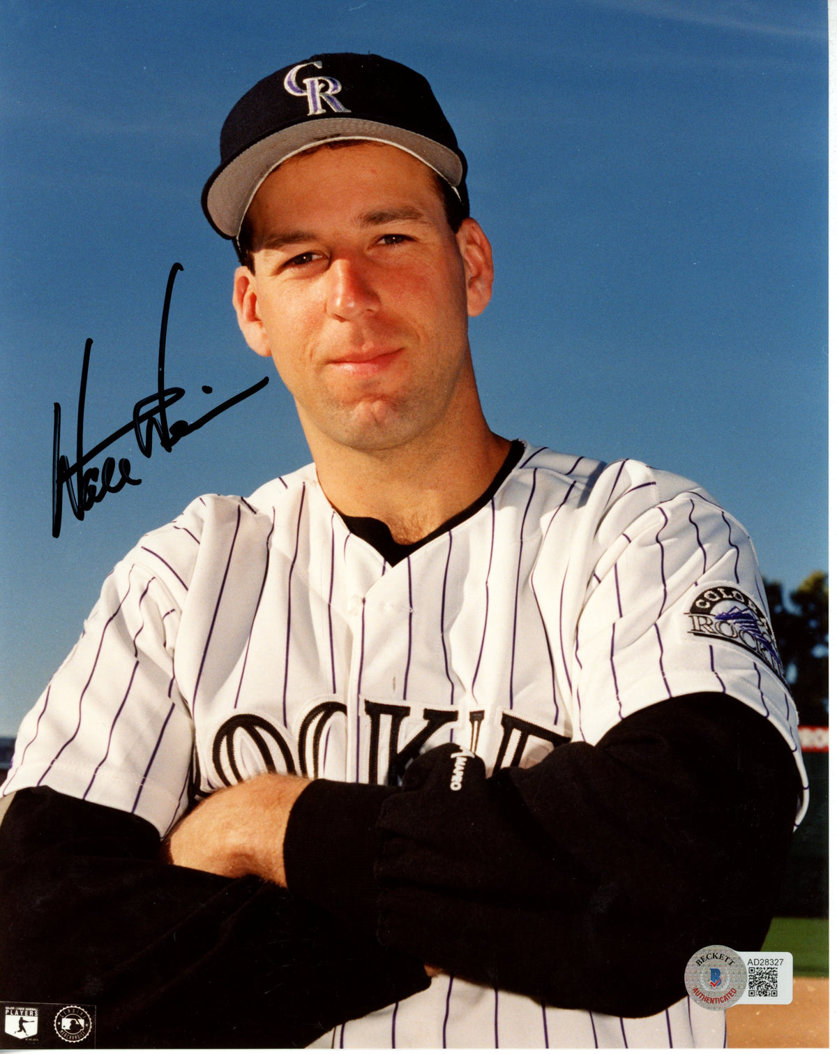 Walt Weiss Colorado Rockies Signed 8x10 Photo - Beckett Beckett-Powers Sports Memorabilia