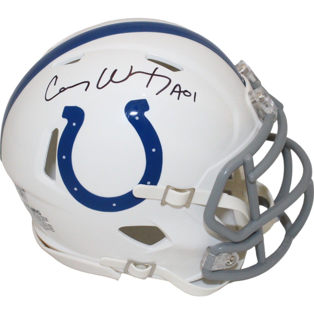 Carson Wentz Indianapolis Colts Signed Mini Helmet - FAN-Powers Sports Memorabilia
