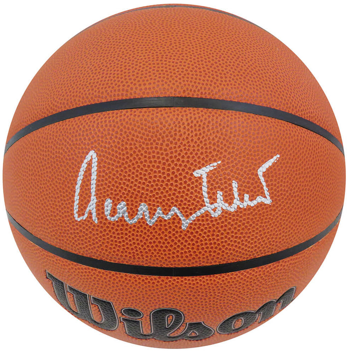 Jerry West Autographed Wilson Indoor/Outdoor NBA Basketball-Powers Sports Memorabilia