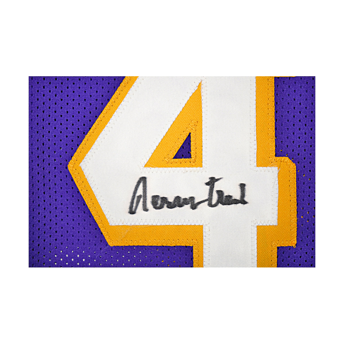 Jerry West Los Angeles Lakers Signed Purple Custom Jersey JSA COA-Powers Sports Memorabilia