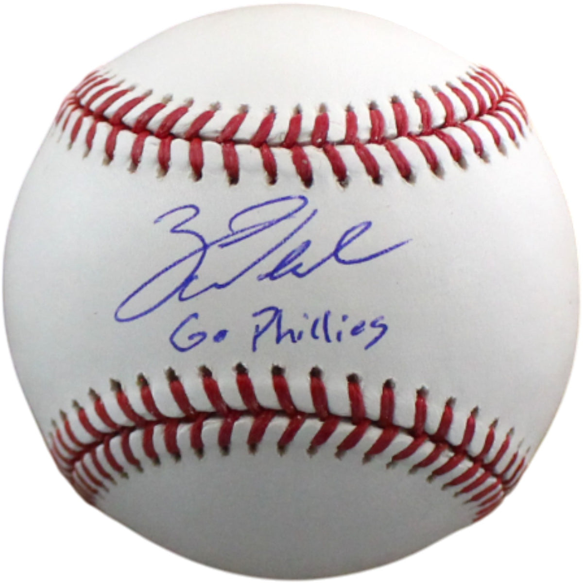 Zack Wheeler Philadelphia Phillies Signed Baseball - OML Baseball Insc. Fanatics-Powers Sports Memorabilia