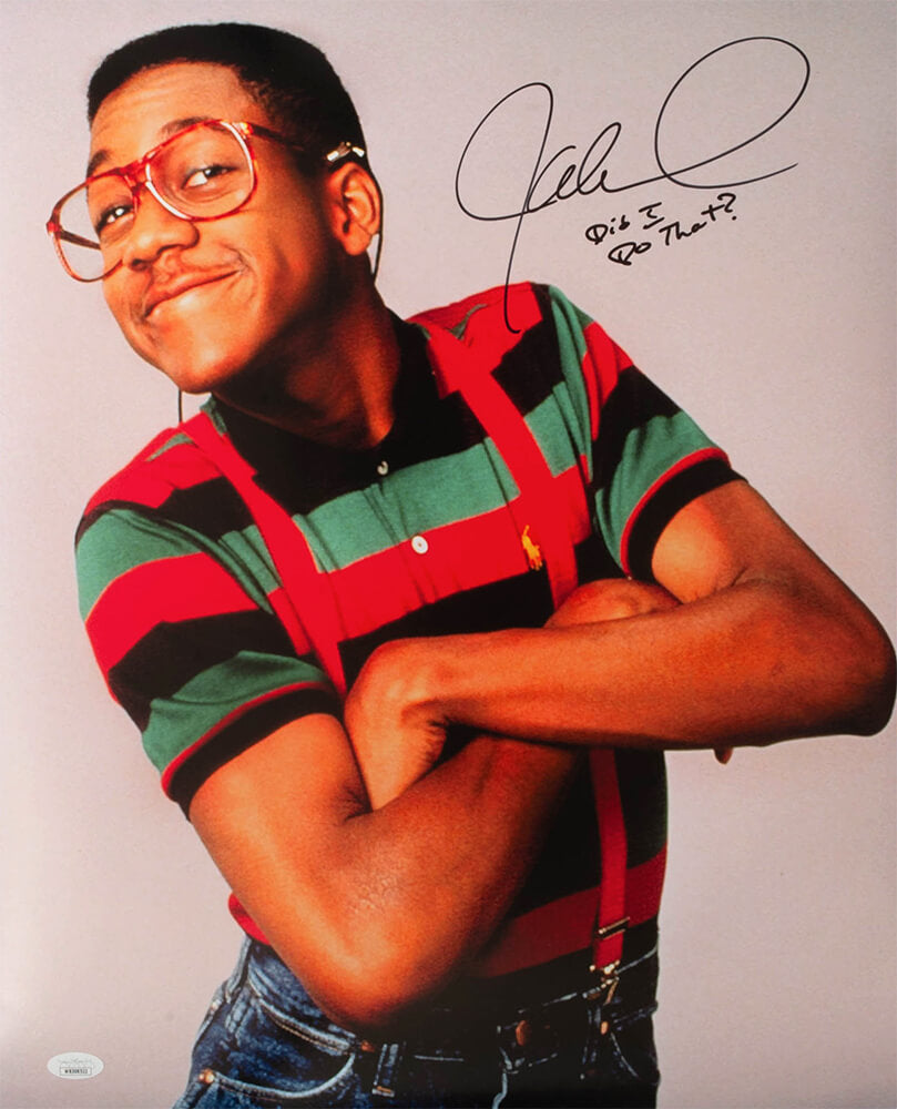 Jaleel White Autographed Steve Urkel Family Matters 16x20 Photo with Did I Do That?-Powers Sports Memorabilia