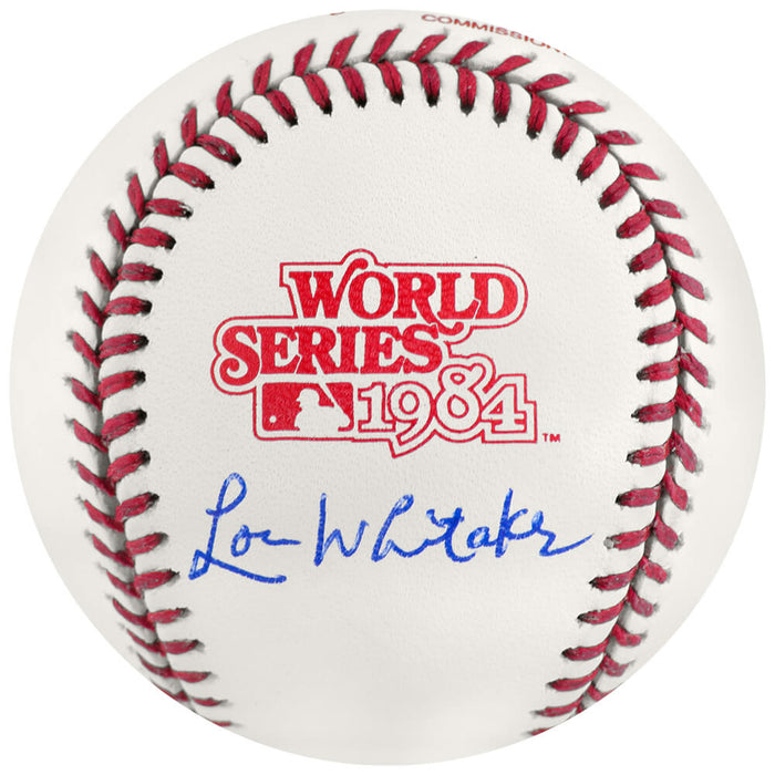 Lou Whitaker Autographed Rawlings 1984 World Series (Detroit Tigers) Baseball-Powers Sports Memorabilia