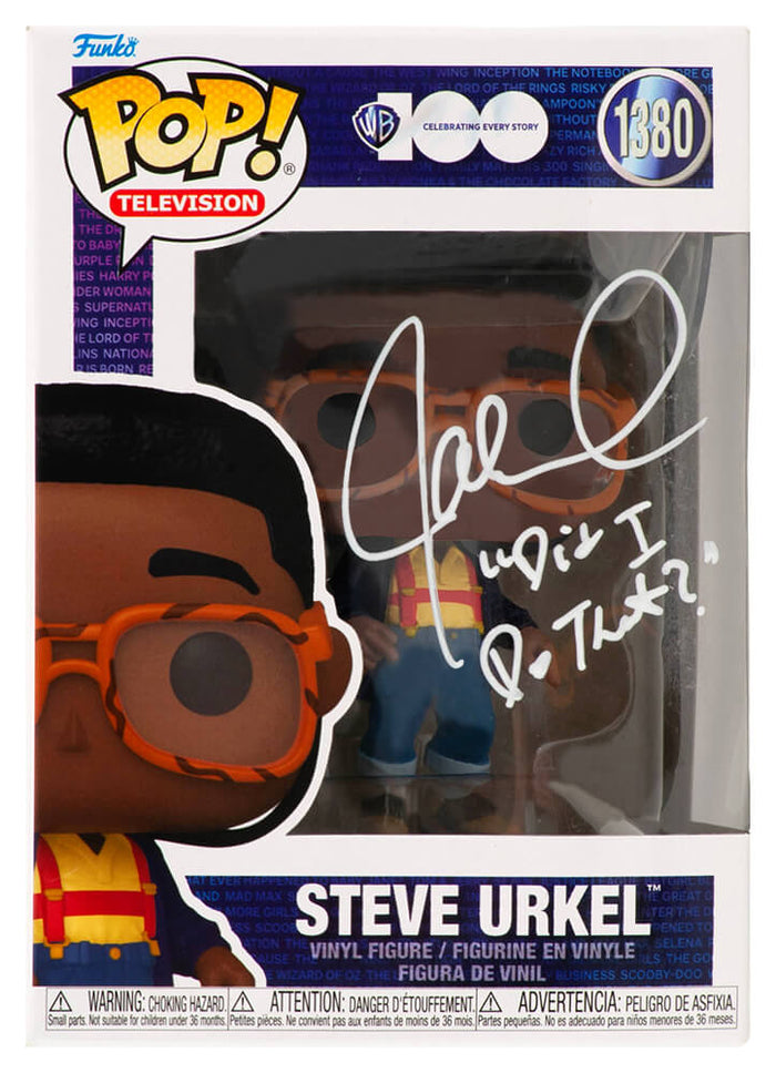 Jaleel White Autographed Steve Urkel Family Matters Funko Pop Doll #1380 with Did I Do That?-Powers Sports Memorabilia