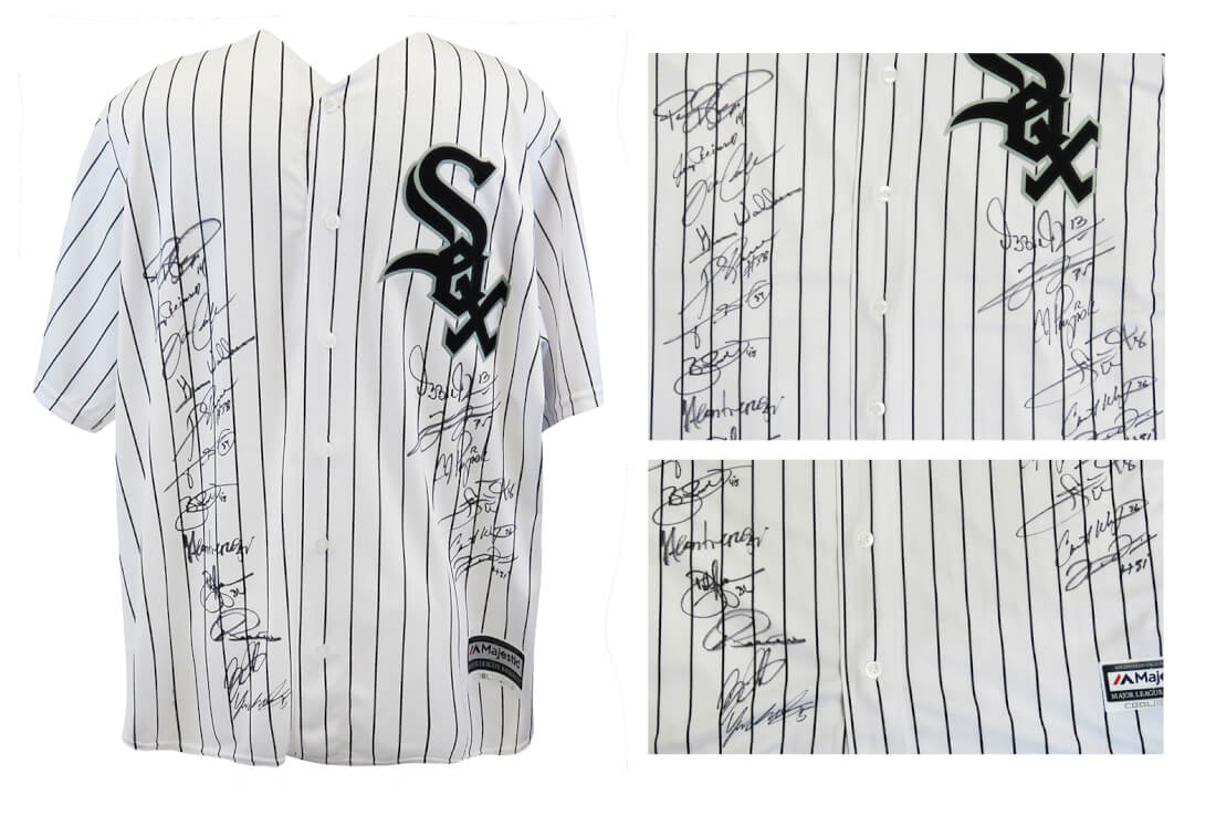 2005 Chicago White Sox Team Chicago White Sox Autographed Pinstripe