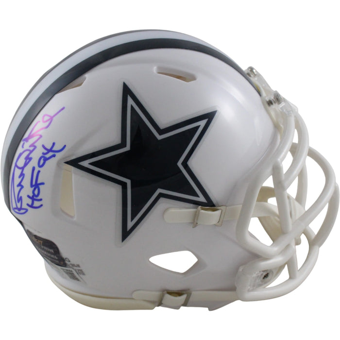 Randy White Signed Dallas Cowboys 22 Alt Mini Helmet HOF – Beckett Authenticated-Powers Sports Memorabilia