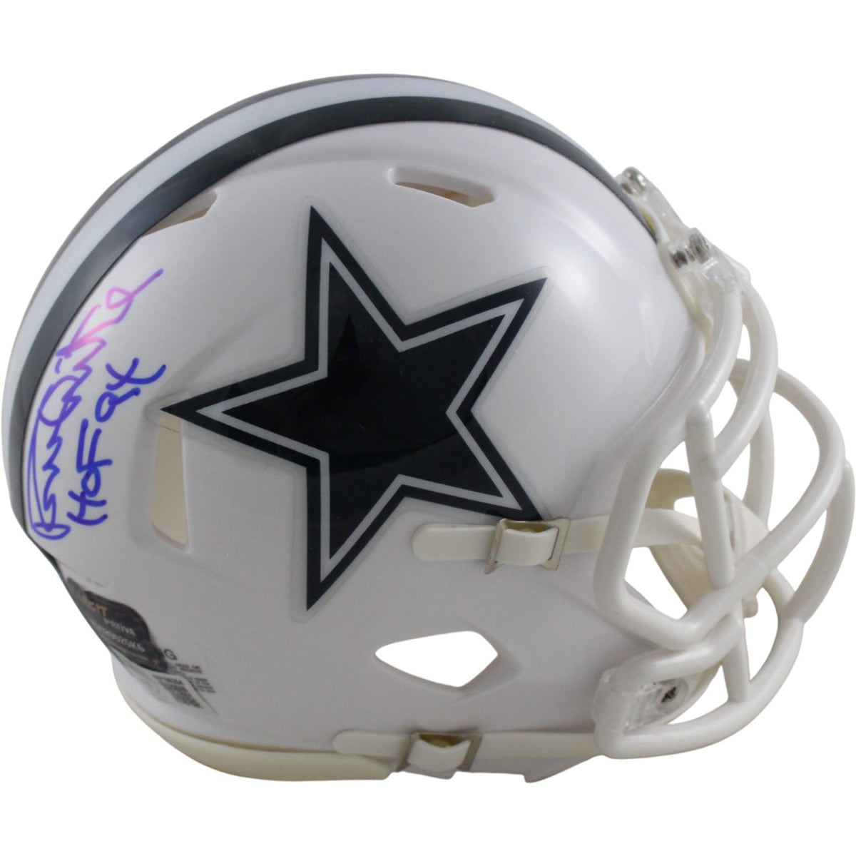 Randy White Signed Dallas Cowboys 22 Alt Mini Helmet HOF – Beckett Authenticated-Powers Sports Memorabilia
