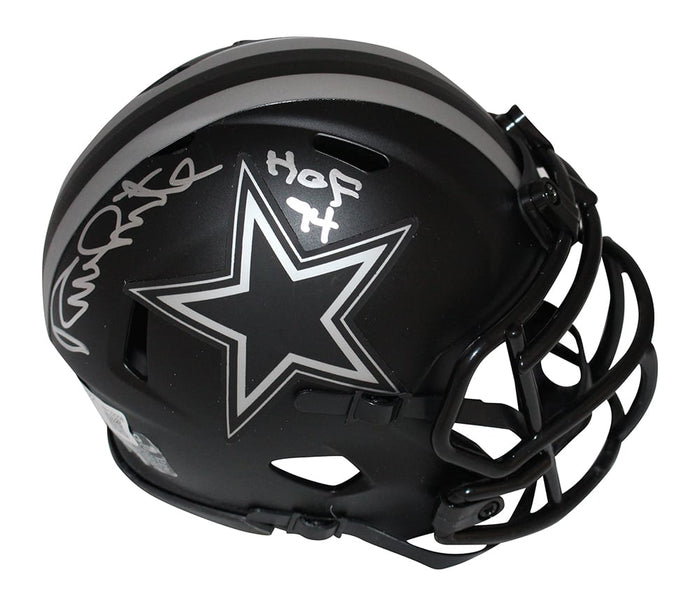 Randy White Signed Dallas Cowboys Eclipse Mini Helmet – Beckett Authenticated-Powers Sports Memorabilia