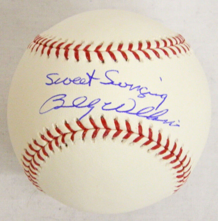 Billy Williams Autographed Official MLB Baseball with Sweet Swinging-Powers Sports Memorabilia