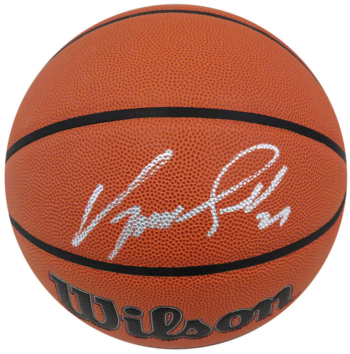 Dominique Wilkins Autographed Wilson Indoor/Outdoor NBA Basketball-Powers Sports Memorabilia