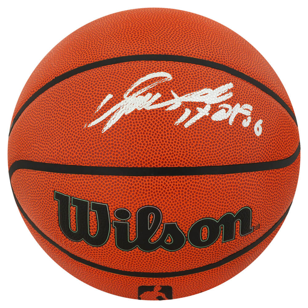 Dominique Wilkins Autographed Wilson I/O NBA Basketball with HOF'06-Powers Sports Memorabilia