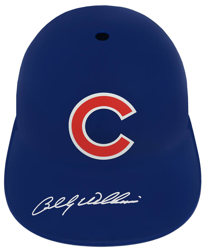 Billy Williams Autographed Cubs Replica Batting Helmet-Powers Sports Memorabilia