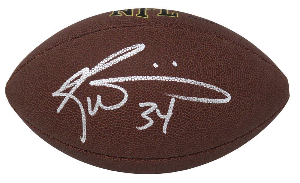 Ricky Williams Autographed Wilson Super Grip Full Size NFL Football-Powers Sports Memorabilia