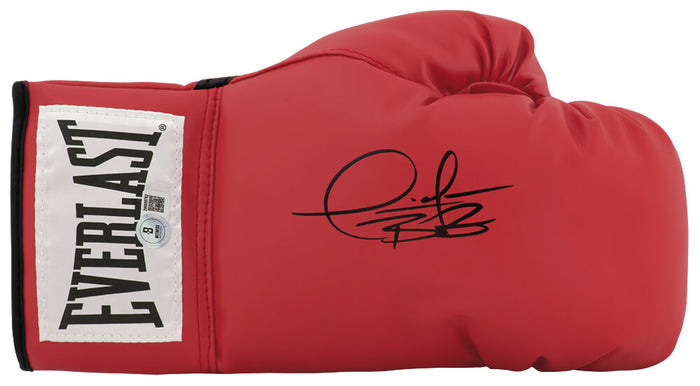 Deontay Wilder Autographed Everlast Red Boxing Glove - (Beckett)-Powers Sports Memorabilia