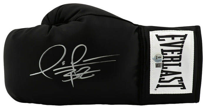 Deontay Wilder Autographed Everlast Black Boxing Glove - (Beckett)-Powers Sports Memorabilia