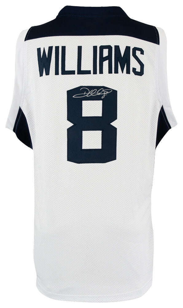 Deron Williams Autographed USA White Custom Basketball Jersey-Powers Sports Memorabilia