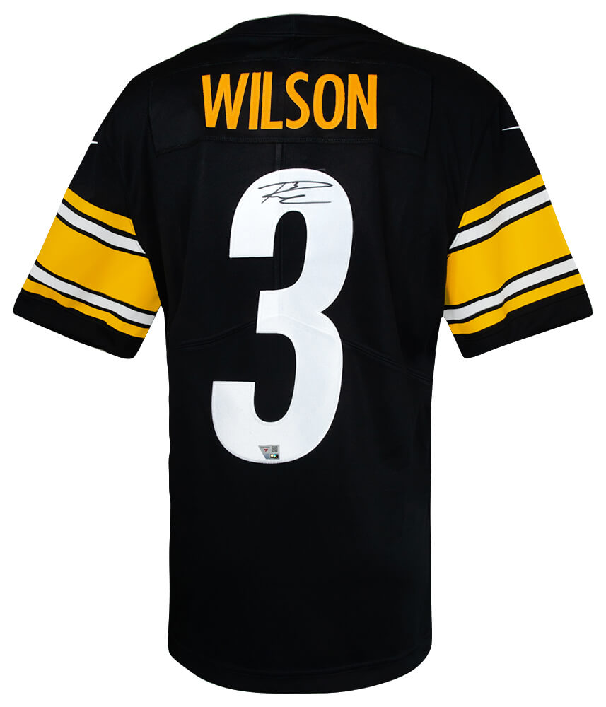 Russell Wilson Pittsburgh Steelers Autographed Nike Replica Football Jersey-Powers Sports Memorabilia