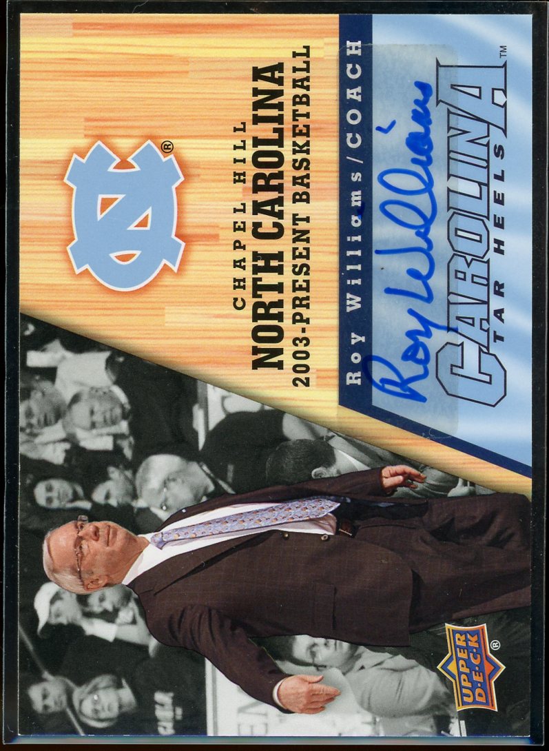 2011 Upper Deck Roy Williams North Carolina Tarheels Basketball Card Signed Sticker Auto-Powers Sports Memorabilia