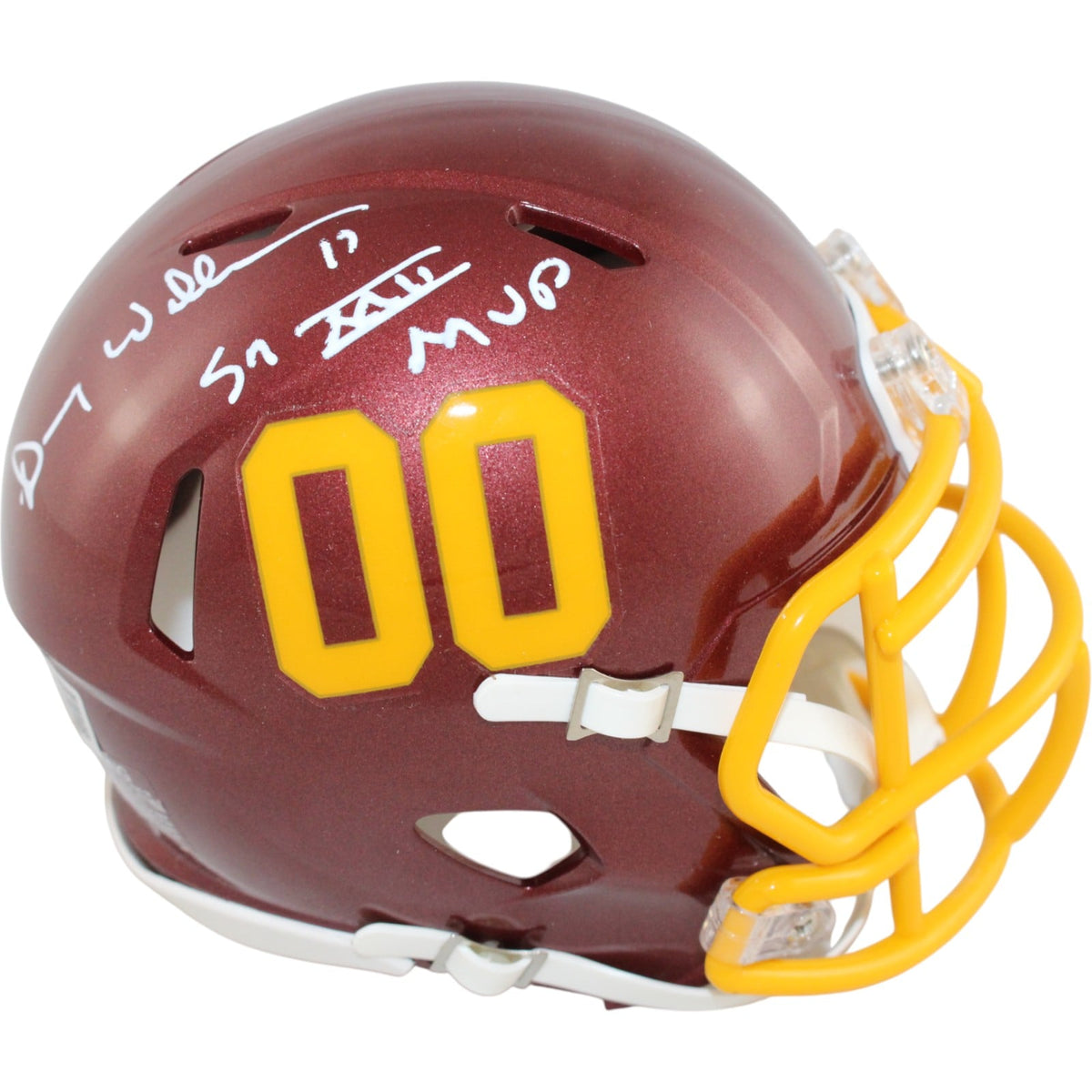 Doug Williams Signed Washington Football Team Mini Helmet Beckett W-Powers Sports Memorabilia