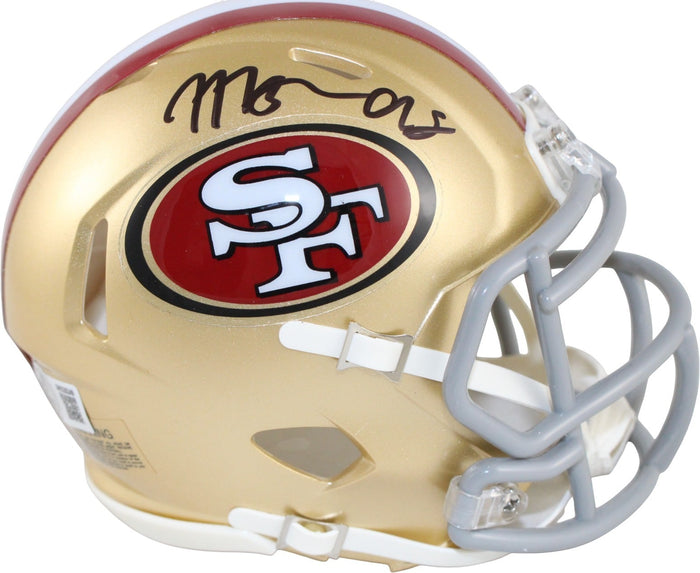 Mykel Williams Signed San Francisco 49ers Mini Helmet – Beckett Authenticated-Powers Sports Memorabilia