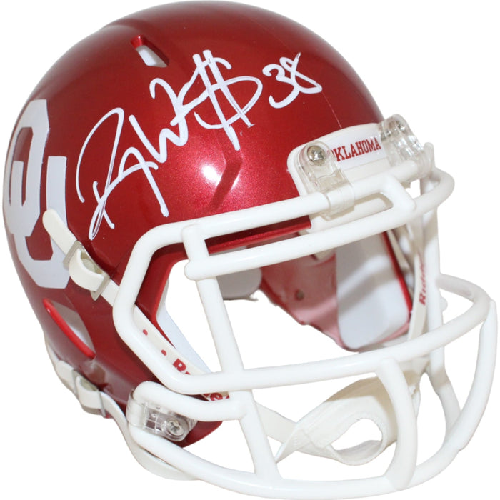 Roy Williams Signed Oklahoma Sooners Mini Helmet – Beckett Authenticated-Powers Sports Memorabilia