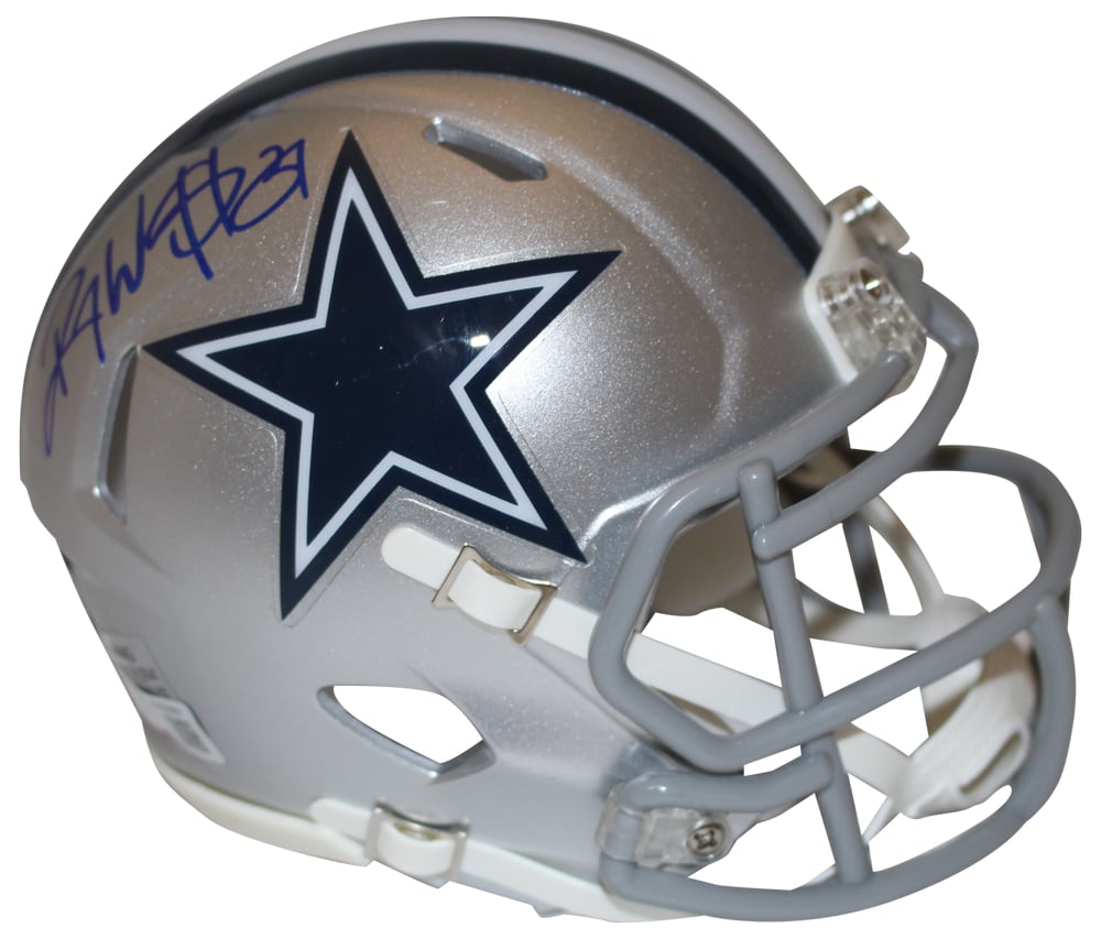 Roy Williams Signed Dallas Cowboys Speed Mini Helmet – Beckett Authenticated-Powers Sports Memorabilia
